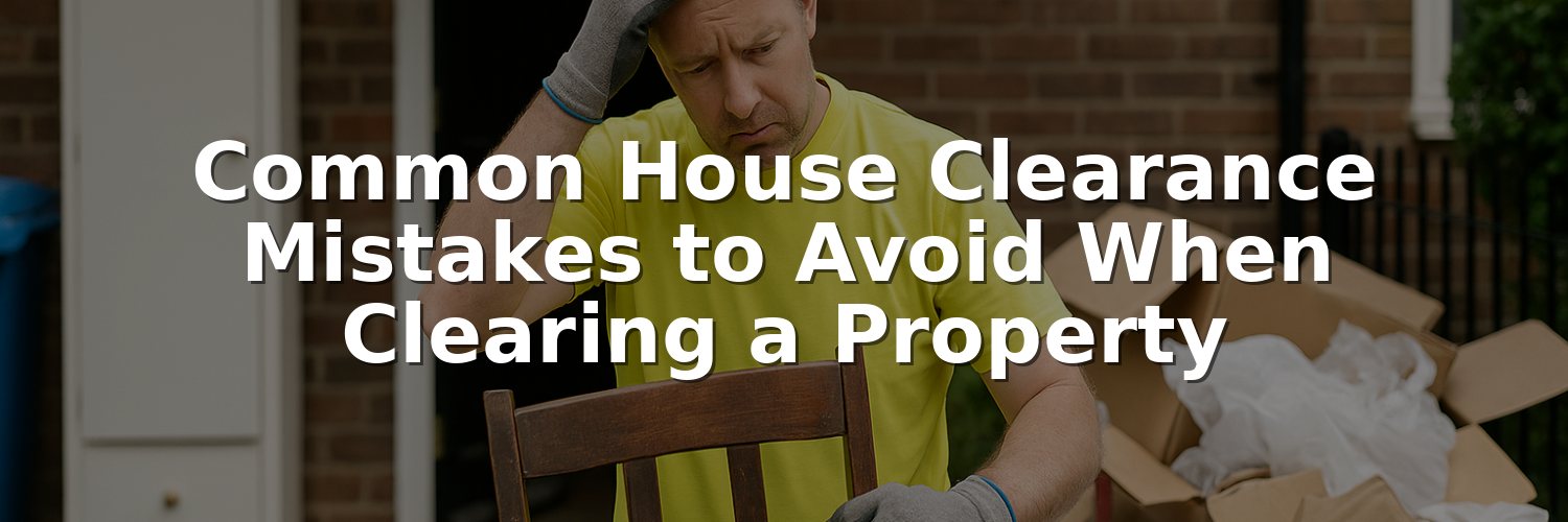 Common House Clearance Mistakes to Avoid When Clearing a Property