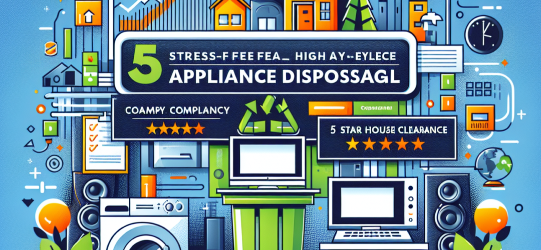 The Comprehensive Guide to Stress-Free Appliance Disposal: Ensuring Compliance and Eco-Friendly Practices with 5 Star House Clearance